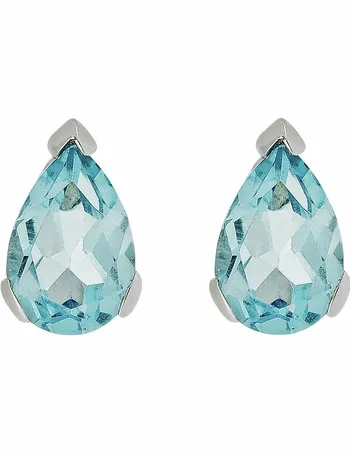 Argos blue clearance topaz earrings