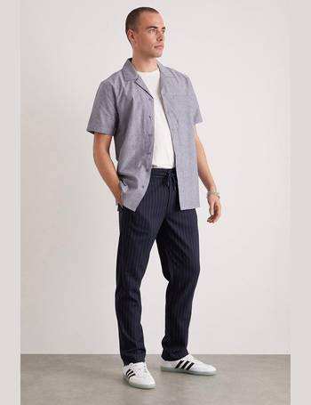 Mens BHS by Debenhams Chino Pants Regular Flat Front Casual Cotton Trousers   eBay