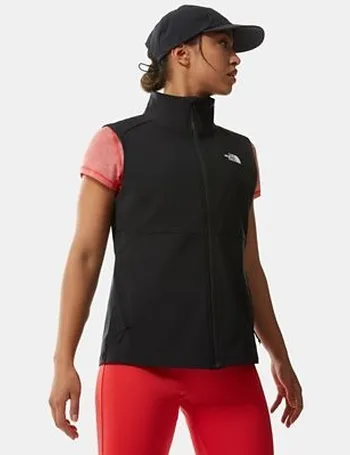 black womens north face gilet