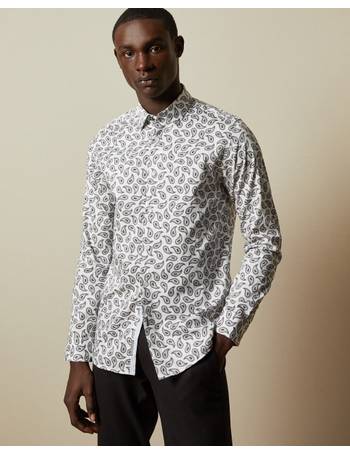 ted baker black paisley shirt