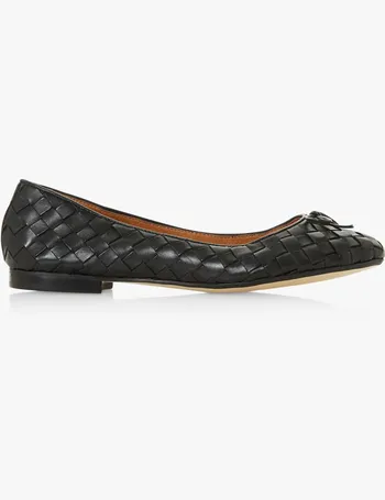 dune black ballet pumps