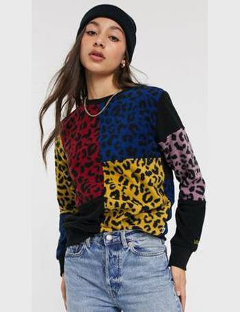 vans wyld leopard sweater