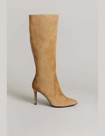 karen millen knee high suede boots