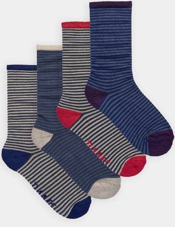 Bamboo Socks Varied Stripe Clovelly 4 Pack