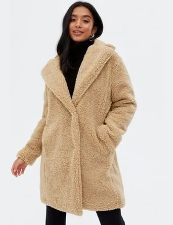 new look ladies teddy bear coats