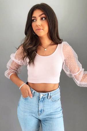 Rebellious Fashion halter neck tie backless top in pink