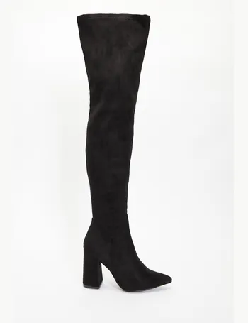 Quiz over the knee hot sale boots