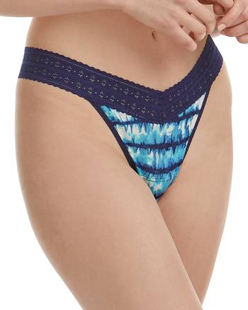 Hanky Panky Printed Daily Lace Low Rise Thong