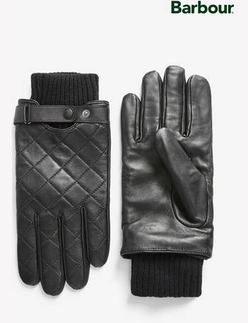 barbour quilted gloves