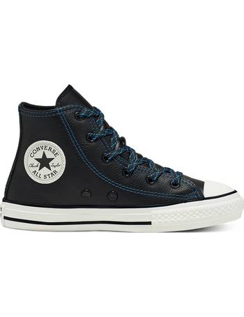 Black high outlet top converse footasylum