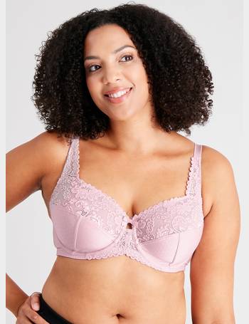 Buy DD-GG Black Recycled Lace Comfort Full Cup Bra 38G | Bras | Argos