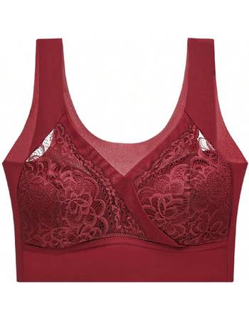 Ultra-Thin Breathable Lace Sexy See-Through Bra Without Steel Ring