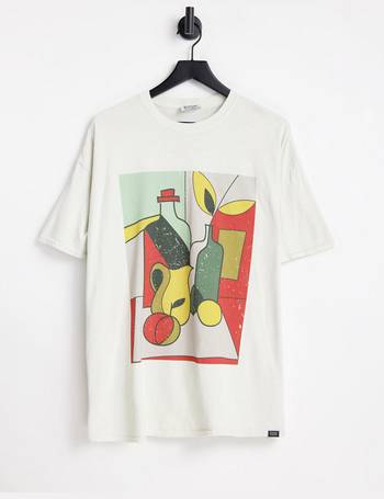 Vintage Supply sports club t-shirt in white