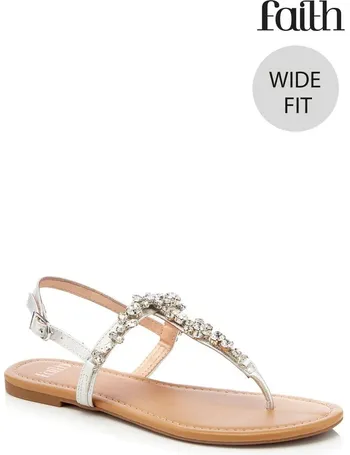 faith wide fit heels