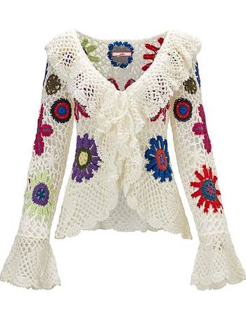 joe browns quirky crochet cardigan