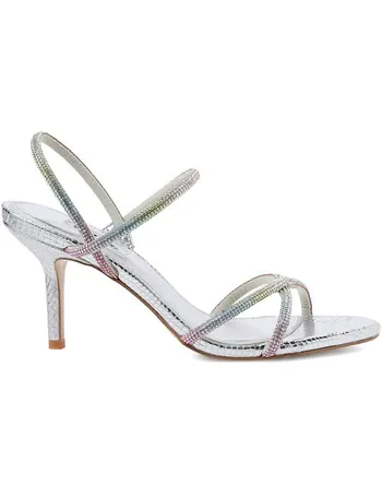 Debenhams silver shoes sales sale