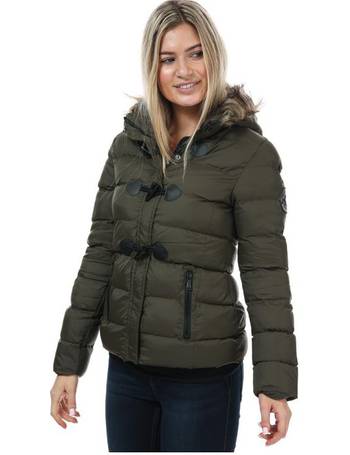 Brave Soul slay puffer jacket in khaki