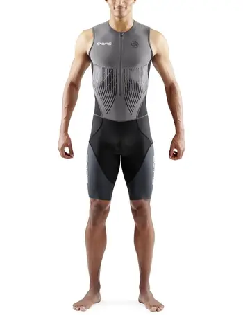 DealsDirect  Skins Skins Women's DNAmic Triathlon Compression Suit -  Black/Grey