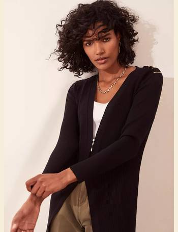 Mint velvet clearance black ottoman cardigan