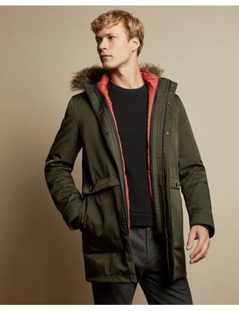 ted baker rockfrt wadded hooded parka