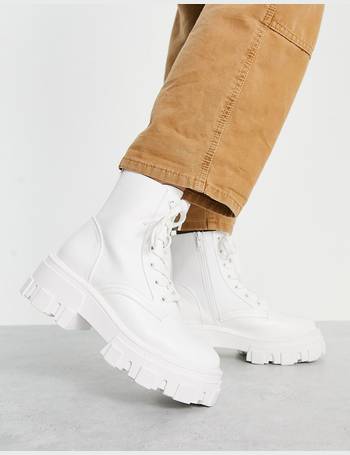 Asos design raider shop chunky lace up boots