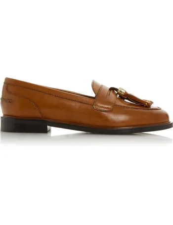 dune glazer leather tassel loafers