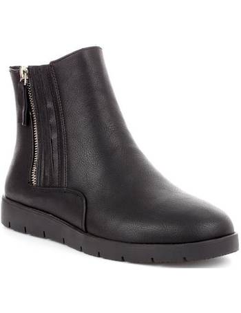 Shop Shoe Zone Women's Wide Fit Ankle Boots up to 30% Off | DealDoodle