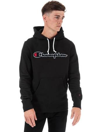 Champion Sweatshirt Men's Big Logo Beige Pullover Comfort Fit Fleece 213479 Champion Hoodies & Sweatshirts Men Men's Clothing Men's Clothing, Shoes & Accessories