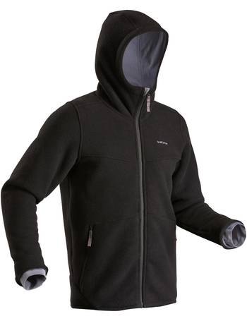 Women's Fleece Jacket - SH 900 Black - Black - Quechua - Decathlon