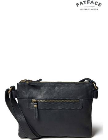 fat face leather crossbody bag