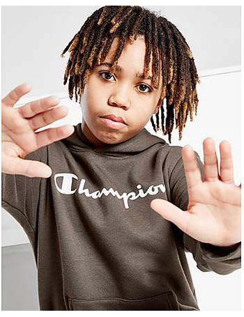 Champion legacy overhead fleece hoodie online junior