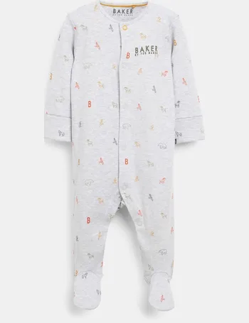 ted baker letter sleepsuit