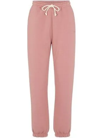 Pink Jersey Cuffed Joggers