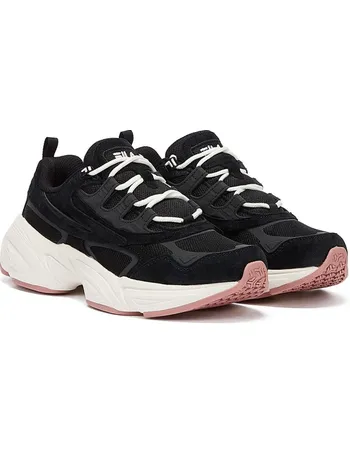 fila black chunky trainers