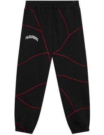 Pleasures Destroyer Contrast Stitch Sweatpants - Grey