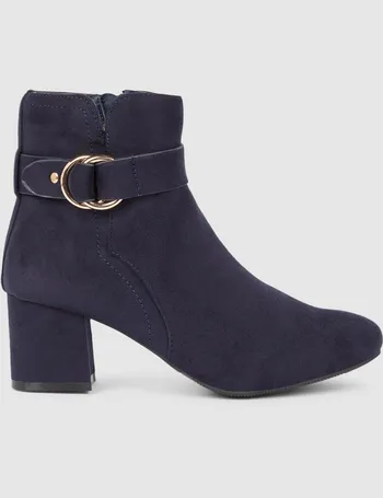 debenhams ladies navy ankle boots