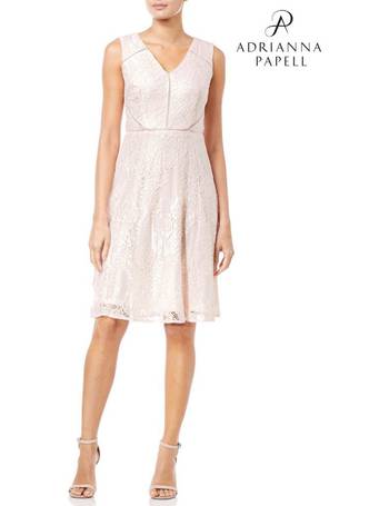 Shop Adrianna Papell Women s Pink Lace Dresses up to 80 Off