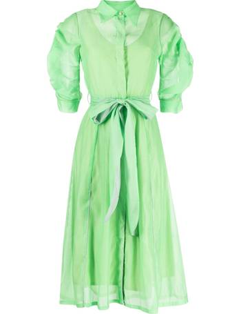 Baruni Theresa midi shirt dress - Green