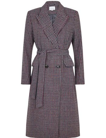 french connection daralice wool belted coat