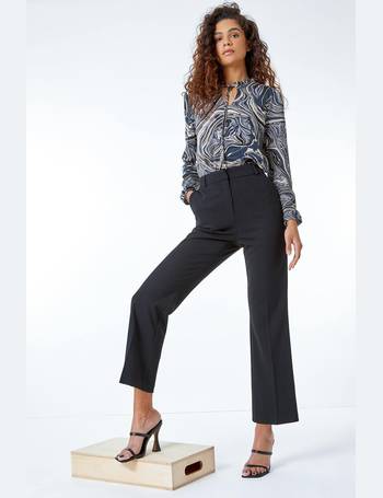 Debenhams WomensLadies Textured Striped Cropped Wide Leg Trousers   Discounts on great Brands