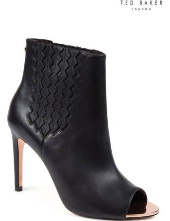 ted baker larizen peep toe boots