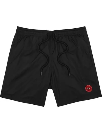 mens black moncler shorts