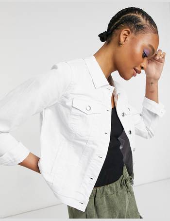 Shop Vero Moda Women's White Denim Jackets up to 70% Off DealDoodle