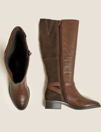 marks and spencer wide fit boots