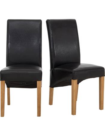 furniture village leather dining chairs