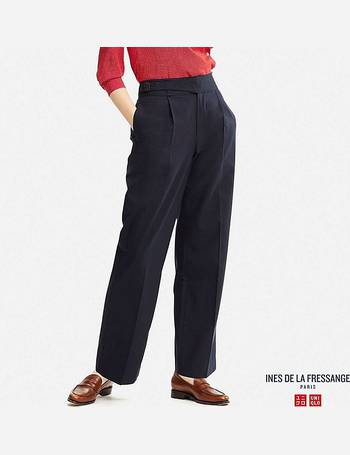 WOMEN'S INES DE LA FRESSANGE WOOL WIDE PANTS