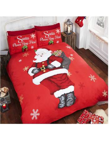 Rapport Selfie Santa Adult Christmas EasyCare Duvet Cover Bedding Set 