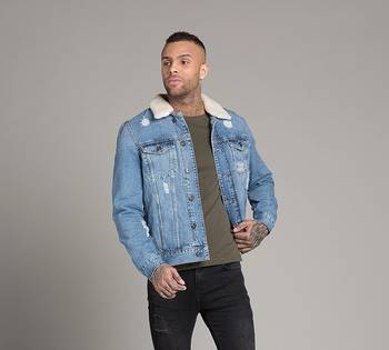 condemned nation perez borg collar denim jacket