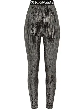 Dolce & Gabbana logo-waistband Cropped Leggings - Farfetch