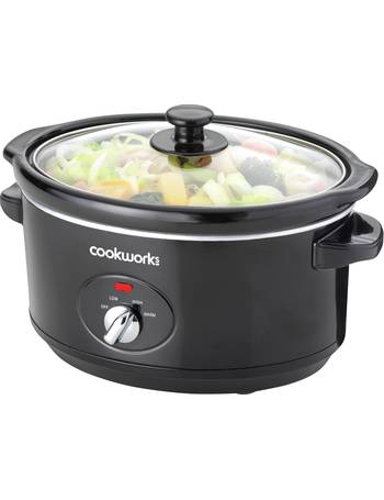 Argos Product Support for Morphy Richards 460751 Compact Square Slow Cooker  - Black (464/9481)